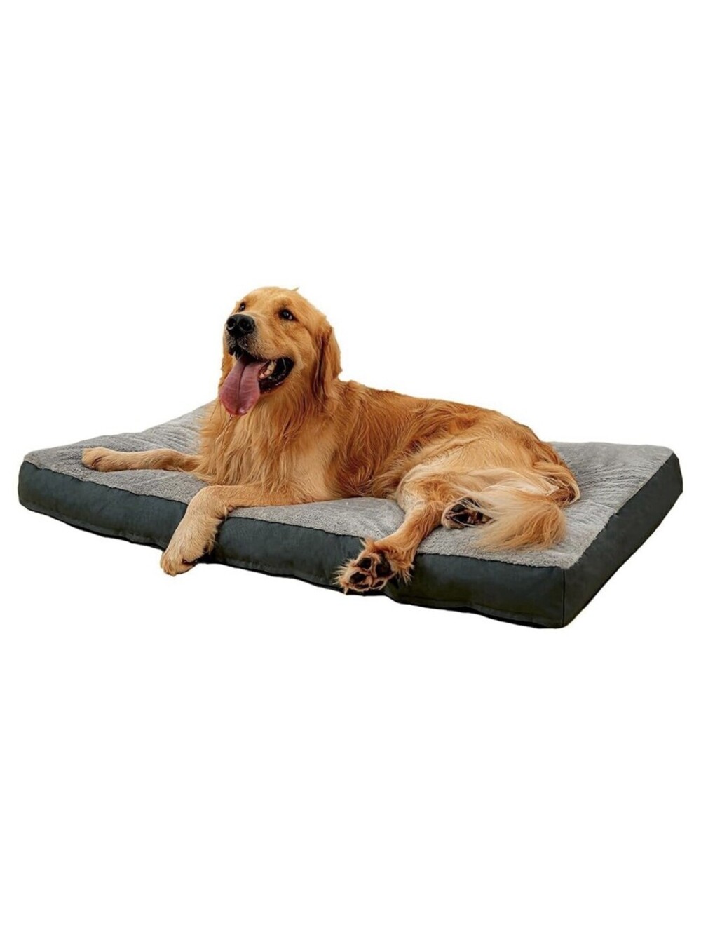 (RG) Large Plush Dog Bed Crate Mat 35x21 Waterproof Washable Cover Anti-Slip NIB
